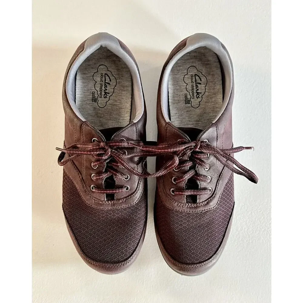 Clarks CloudSteppers Sillian Emma Size 10 Women's Purple Casual Shoes